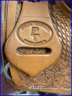 Paul Turner Saddle. Meant Condition. Used to Quality For The NRA. $1800