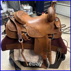 Paul Turner Saddle. Meant Condition. Used to Quality For The NRA. $1800