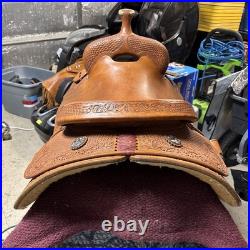 Paul Turner Saddle. Meant Condition. Used to Quality For The NRA. $1800