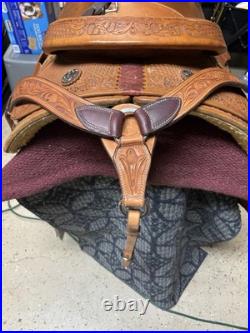 Paul Turner Saddle. Meant Condition. Used to Quality For The NRA. $1800