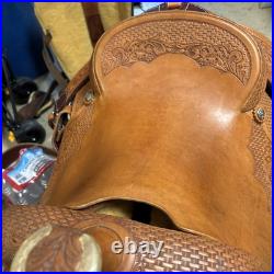 Paul Turner Saddle. Meant Condition. Used to Quality For The NRA. $1800