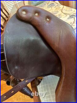 Pessoa Leather Saddle with Stirrup Straps (15 3/4)