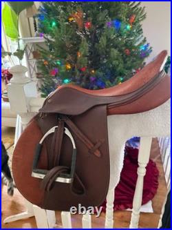 Pessoa jumping saddle 17 in