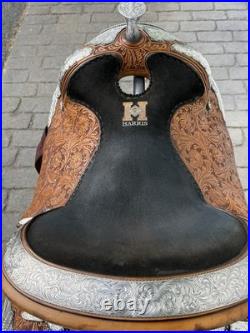 Phil Harris 16 Western Show Saddle with Saddle Bag