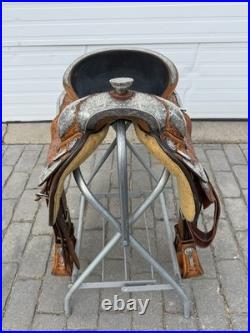 Phil Harris 16 Western Show Saddle with Saddle Bag