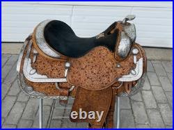 Phil Harris 16 Western Show Saddle with Saddle Bag