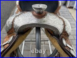 Phil Harris 16 Western Show Saddle with Saddle Bag
