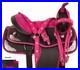 Pink_Black_Synthetic_Western_Barrel_Racing_Horse_Tack_Saddle_Size_15_01_jfk