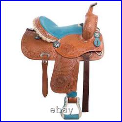 Premium Handmade Leather Horse Western Saddle Tack Size 15 to 18 All Purpose F