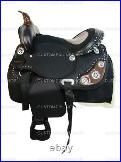 Premium Kids Western Saddle Kids Barrel Racing Pleasure Horse Tack Set 12 13 14