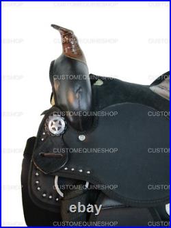 Premium Kids Western Saddle Kids Barrel Racing Pleasure Horse Tack Set 12 13 14