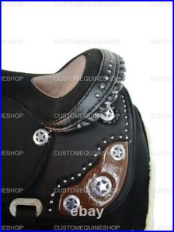 Premium Kids Western Saddle Kids Barrel Racing Pleasure Horse Tack Set 12 13 14