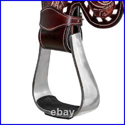 Premium Leather Western Barrel Racing Horse Saddle Tack Set Size 14 to 18Y-21
