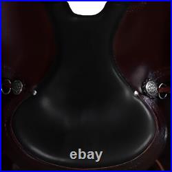 Premium Leather Western Barrel Racing Horse Saddle Tack Set Size 14 to 18