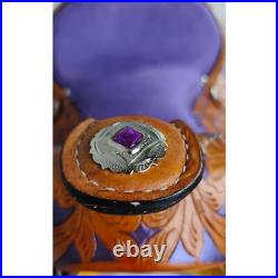 Premium Leather Western Barrel Racing Horse Saddle Tack Set Size 14 to 18