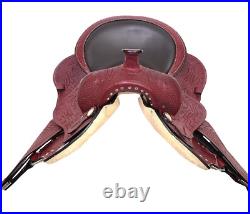 Premium Leather Western Barrel Racing Horse Saddle Tack Set Size 14 to 18 Y-60