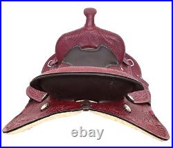 Premium Leather Western Barrel Racing Horse Saddle Tack Set Size 14 to 18 Y-60