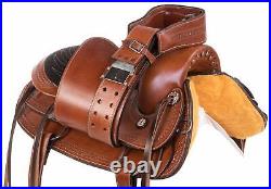 Premium Leather Western Horse Saddle Tack Set Size 14 to 18 (Y&Z)