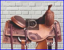Premium Leather Western Leather Ranch Saddle with Tack Set and Free Shipping