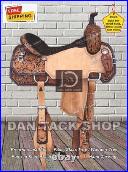 Premium Quality Barrel Saddle Western Horse Saddle New Style barrel Saddle