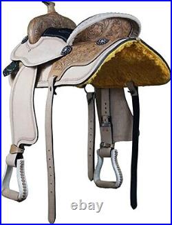 Premium Quality Leather Western Saddle Hand Tooling & Carving All Customisations