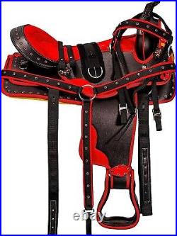 Premium Quality Western Synthetic Light Weight Barrel Racing Saddle 12'' To 18'