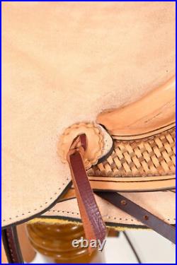 Premium Western Leather Saddle with Skirting Durable & Stylish