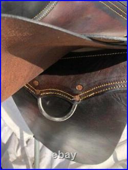 Pro Australian Half Breed /Saddle branded fender leather saddle 17 / All Sizes
