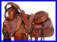 Pro_Western_15_16_17_Roping_Saddle_Ranch_Horse_Roper_Pleasure_Leather_Tack_Set_01_pl