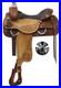 ROPER_SADDLE_Cross_Guns_Conchos_FQHB_Rough_Out_Floral_Tooled_Leather_Smooth_Seat_01_ne