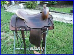 Ranch Cutting Saddle/ Custom Bryce Thompson 16 Inch Hard Seat
