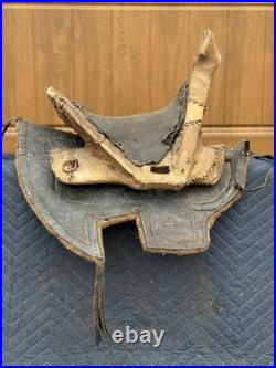 Rare Antique Plains Indian Horse Saddle with saddle pad Museum quality