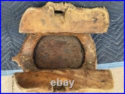 Rare Antique Plains Indian Horse Saddle with saddle pad Museum quality