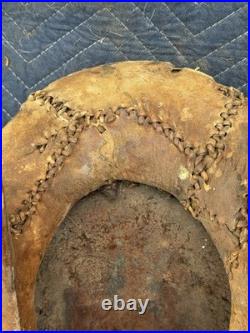 Rare Antique Plains Indian Horse Saddle with saddle pad Museum quality