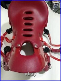 Red Endurance Saddle 17'' In Leather All Sizes