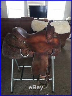 Reining Saddle 16 Tex tan Hereford