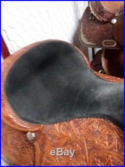 Richard shrake 16 Circle Y Western Pleasure Equitation Show saddle