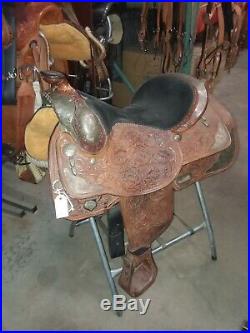 Richard shrake 16 Circle Y Western Pleasure Equitation Show saddle