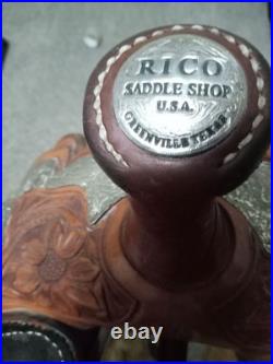Rico Saddle Shop Custom Western Show Saddle