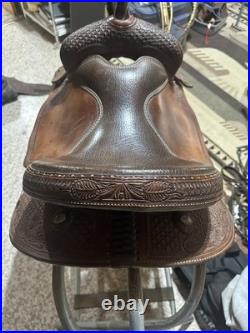 Rico Saddlery Greenville Tx Cutting Saddle Excellent Shape 16 Seat 7 Gullet