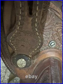 Rico Saddlery Greenville Tx Cutting Saddle Excellent Shape 16 Seat 7 Gullet