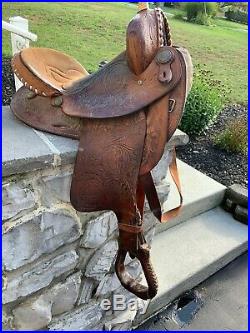 Ridge Western Ranch Cutter Horse Saddle 15