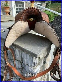 Ridge Western Ranch Cutter Horse Saddle 15