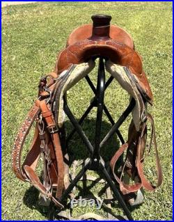 Rockin R Rope Saddle 16 Seat