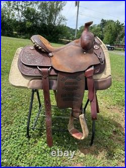Rocking T Roping Saddle 15.5