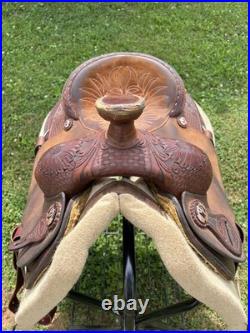 Rocking T Roping Saddle 15.5