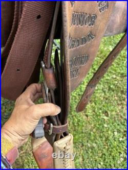 Rocking T Roping Saddle 15.5