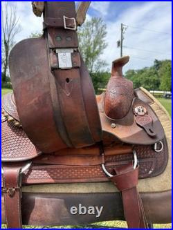 Rocking T Roping Saddle 15.5 Rocking T Roping Saddle 15.5