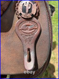 Rocking T Roping Saddle 15.5