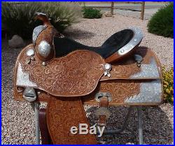 Rod's Custom Show Saddle Silver 16 Saddle Only